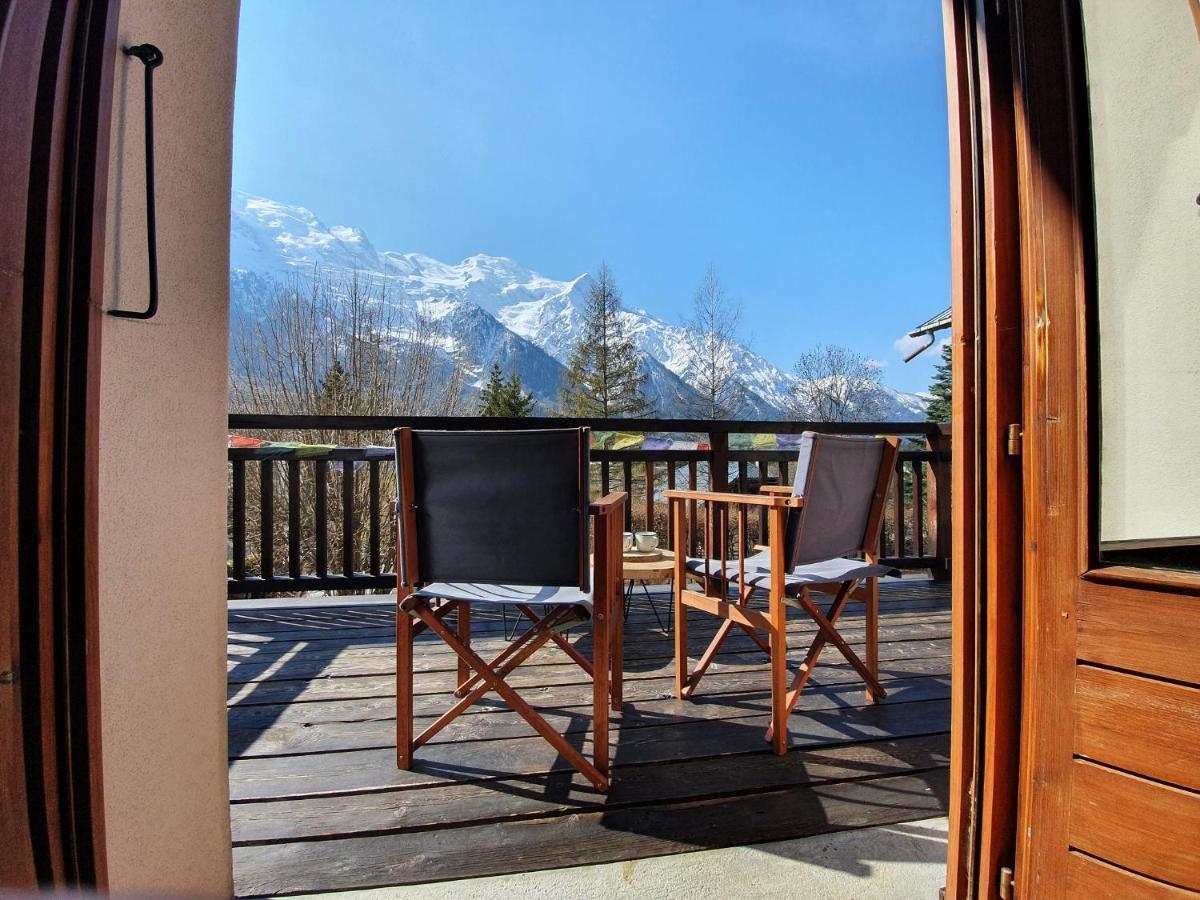 "Chalet Bobo" Cosy & Magnifique Vue Chx Sud Chamonix Exteriér fotografie