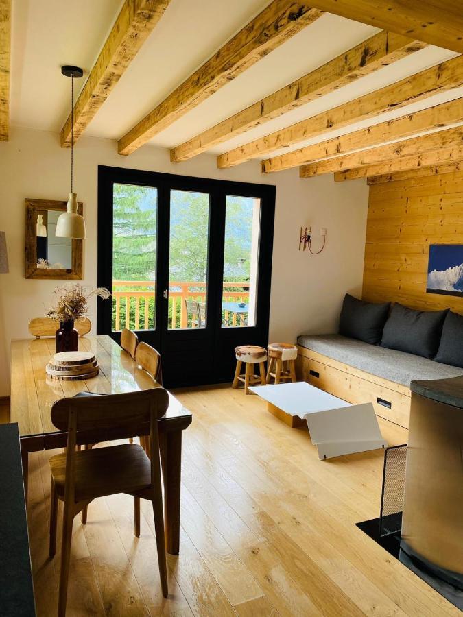 "Chalet Bobo" Cosy & Magnifique Vue Chx Sud Chamonix Exteriér fotografie